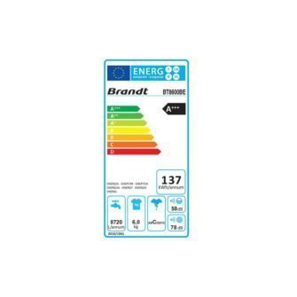 Brandt BT 8600BE Πλυντήριο Άνω Φόρτωσης 6Kg - Image 3