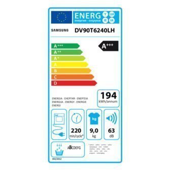 Samsung DV90T6240LH Στεγνωτήριο Ρούχων 9Kg - Image 5