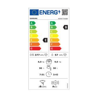 Samsung WD90T754ABH/S6 Πλυντήριο-Στεγνωτήριο 9/6Kg - Image 2