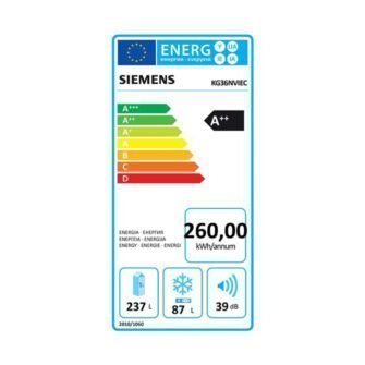 Siemens KG36NVIEC Ψυγειοκαταψύκτης 357Lt - Image 4