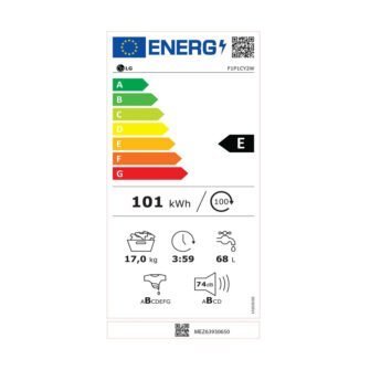 LG F1P1CY2W Πλυντήριο Ρούχων 17kg - Image 6