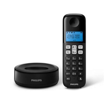 Philips D1611B/34 Ασύρματο Τηλέφωνο Black - Image 4