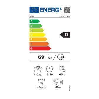 Pitsos WNP120KC7 Πλυντήριο Ρούχων 7Kg - Image 2