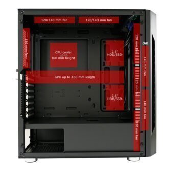 ATPC Ryzen 3 X Entry (Amd Ryzen 3 2200G/ 8GB/GTX1050Ti 4GB /240GB SSD/W11H) - Image 3