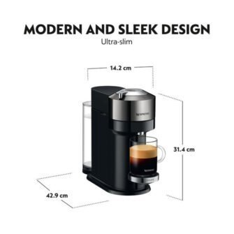 Krups XN910CS Vertuo Next Deluxe Μηχανή Nespresso Dark Chrome - Image 6
