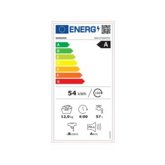 Samsung WW12T504DTW/S6 Πλυντήριο Ρούχων 12Kg - Image 2