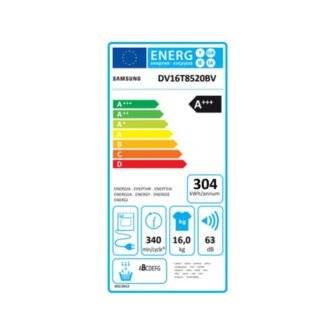 Samsung DV16T8520BV Στεγνωτήριο - Image 8