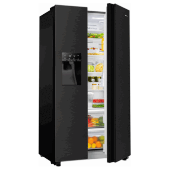 Hisense RS694N4TFE Ψυγείο Ντουλάπα Total NoFrost Inox-Black - Image 3