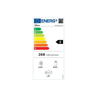 Midea MDRB593FGE02 Ψυγειοκαταψύκτης Inox - Image 3
