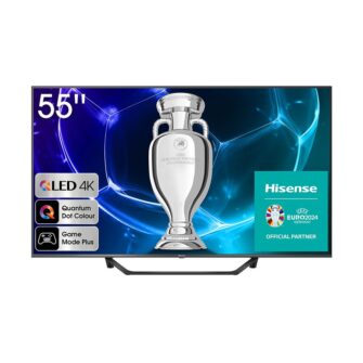 Hisense 55A7KQ Smart Τηλεόραση 55 ιντσών UltraHD 4Κ QLED HDR