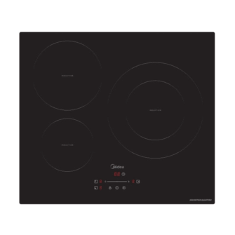 Midea MIH740T135K0 Εντοιχιζόμενη Εστία 3 θέσεων