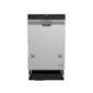 Midea MDWES1033DB-W Ημιεντοιχιζόμενο Πλυντήριο Πιάτων 45cm