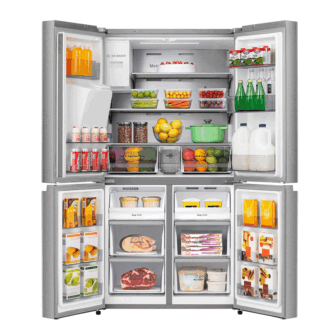 Hisense RQ760N4SASE Ψυγείο Ντουλάπα Total NoFrost Inox - Image 3