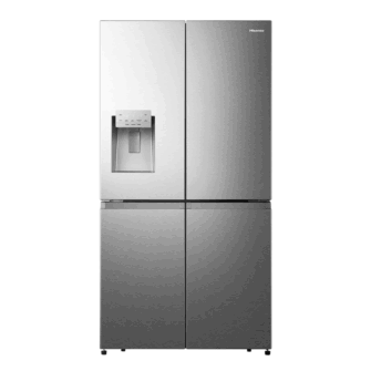 Hisense RQ760N4SASE Ψυγείο Ντουλάπα Inox