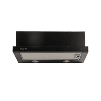 Davoline Omega Plus Black 60 Απορροφητήρας Συρόμενος