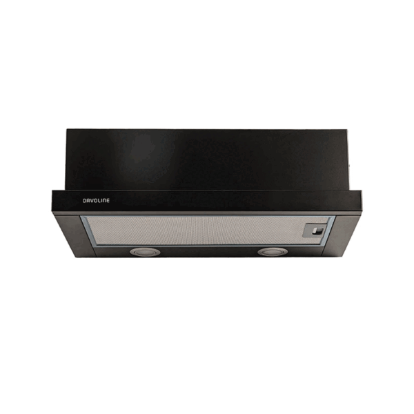 Davoline Omega Plus Black 60 Απορροφητήρας Συρόμενος