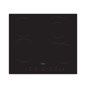 Midea MCH640F145K0FRX Εντοιχιζόμενη Κεραμική Εστία 4 ζωνών