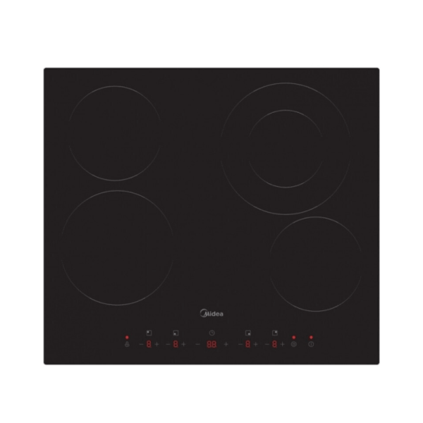 Midea MCH640F145K0FRX Εντοιχιζόμενη Κεραμική Εστία 4 ζωνών