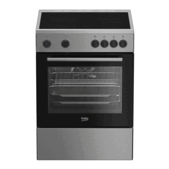 Beko FBM6701X Κουζίνα με Κεραμικές Εστίες 66lt inox