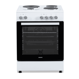 Eskimo ES 4080W Κουζίνα με Εμαγιέ Εστίες 80lt