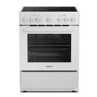 Eskimo ES VC4034WH Κουζίνα με Εστίες Κεραμικές 70lt