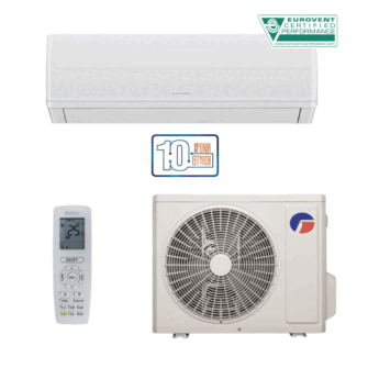 Gree Aura GRC-241QI/KAR3-N7 / GRCO-241QI/KAR3-N7 Κλιματιστικό Τοίχου Inverter 24.000 BTU A+++/A+++