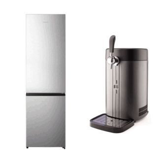 Hisense RB440N4ACA Ψυγειοκαταψύκτης Total NoFrost 336lt + BEER DISPENSE ΔΩΡΟ ΑΞΙΑΣ 189 ΕΥΡΩ