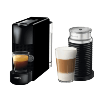 Krups XN1118V Original Essenza Mini + Aeroccino Καφετιέρα με Κάψουλα