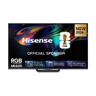 Hisense 75UR8S Τηλεόραση Smart 75 ιντσών 4K UltraHD RBG-MiniLED 180Hz
