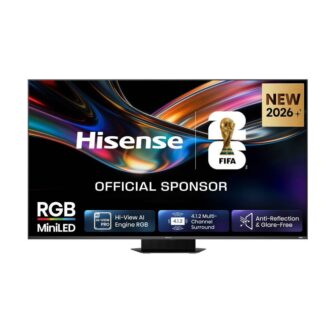 Hisense 75UR9S Τηλεόραση Smart 75 ιντσών 4K UltraHD RGB-MiniLED 180Hz