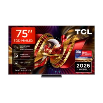 TCL 75C8L Τηλεόραση Smart 75 ιντσών 4K UltraHD SQD-MiniLED 144Hz