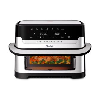 Tefal EY922DE Αεροφριτέζα Dual Easy Fry Flex 9lt 2700W